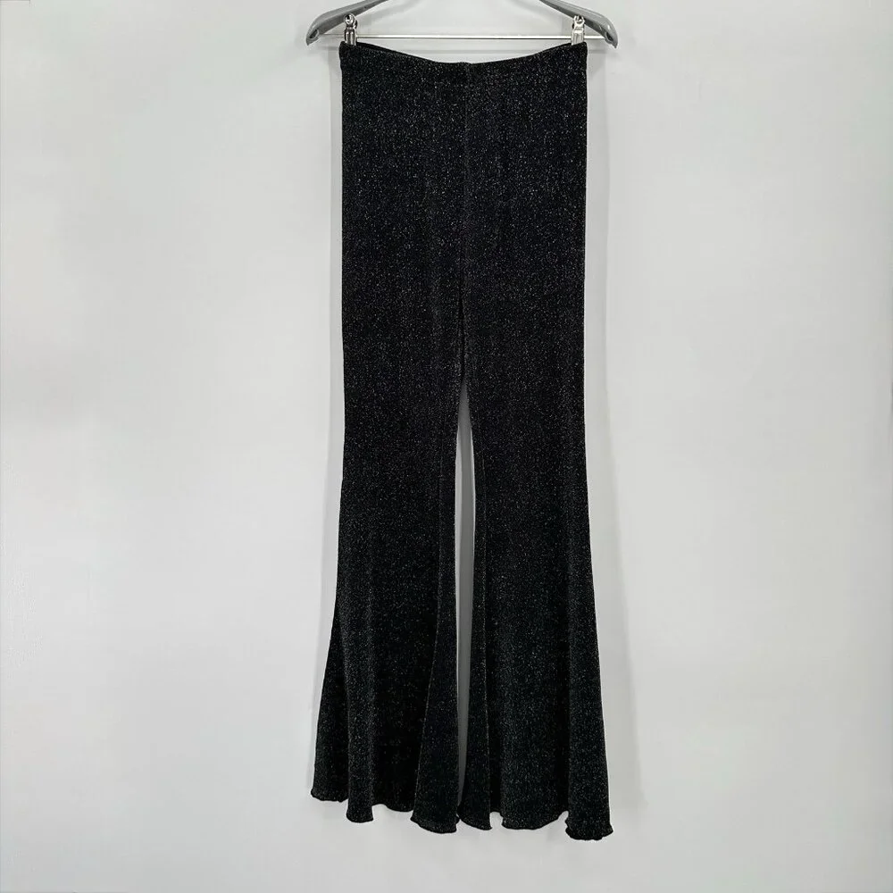 Sleeper Lurex Lounge Suit with Pants in Black Metallic size XS Matching Set
